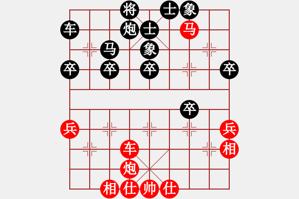 象棋棋譜圖片：2006年迪瀾杯弈天聯(lián)賽第四輪：順天六號(初級)-勝-快樂觀戰(zhàn)壹(3級) - 步數(shù)：50 