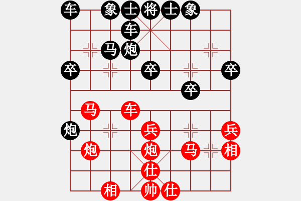 象棋棋譜圖片：zeal 紅先勝 象棋巫師專業(yè)版 - 步數(shù)：30 