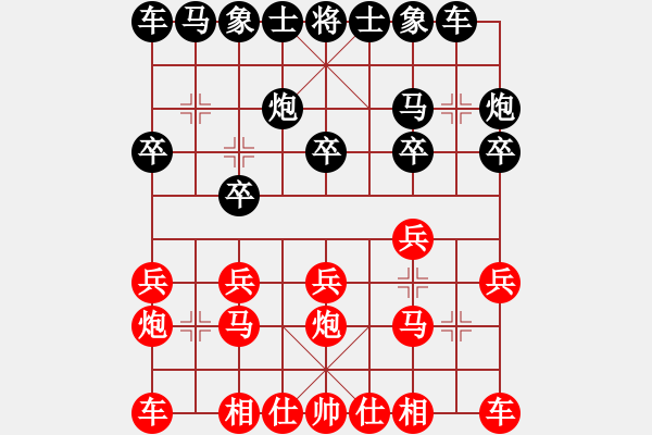 象棋棋譜圖片：車馬炮不敵車雙炮 云棋士先負皮卡魚 - 步數(shù)：10 