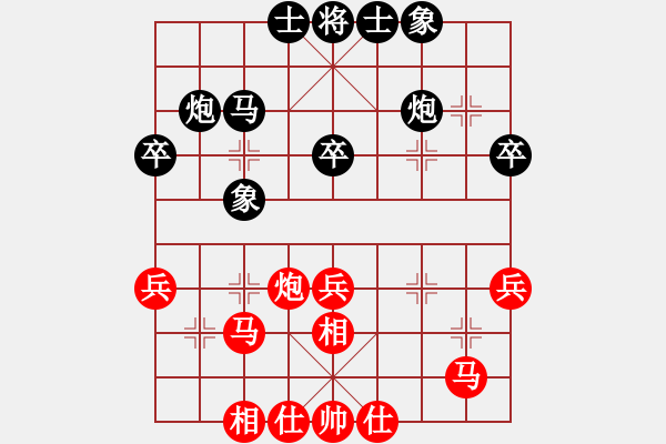 象棋棋譜圖片：處女座莎加(9段)-負-東方棋鬼(4段) - 步數：40 