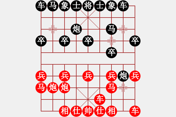 象棋棋譜圖片：blwy(9星)-勝-wavewavem(5星) - 步數(shù)：10 