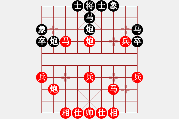 象棋棋譜圖片：順炮局(業(yè)四升業(yè)五評(píng)測(cè)對(duì)局)我先勝 - 步數(shù)：40 