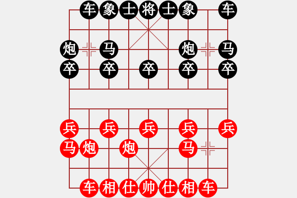 象棋棋譜圖片：411局 A60- 過宮炮局-小蟲引擎23層 (先和) BugChess Plus 19-07-0 - 步數(shù)：10 