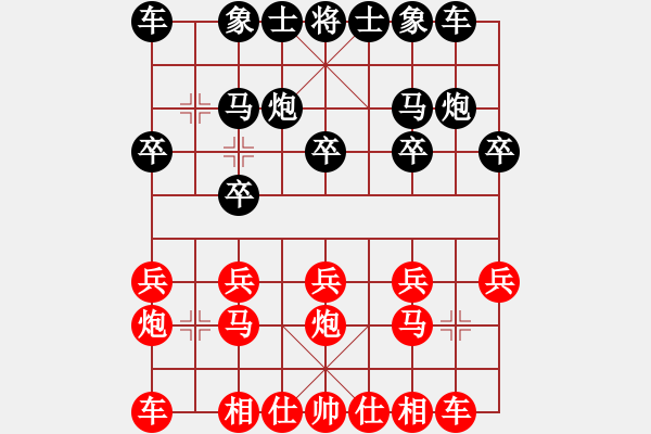 象棋棋谱图片：2022年全国男子象棋甲级联赛[9]:山东雷诺李学溴先和广东御圣郭中基(顽强顶和) - 步数：10 