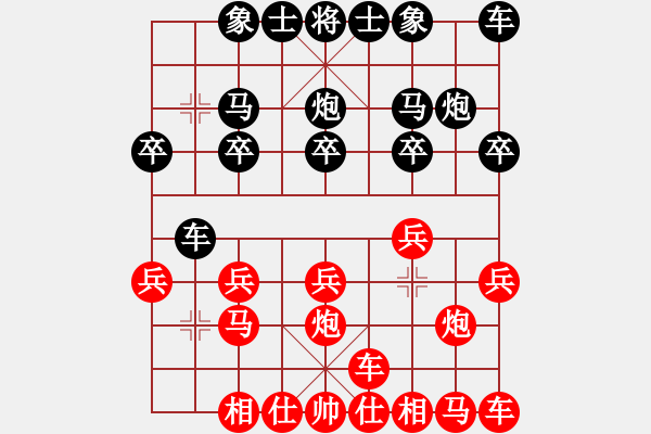 象棋棋譜圖片：似水流年 VS 弈紅塵， - 步數(shù)：10 