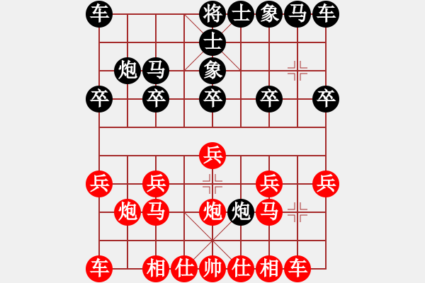 象棋棋譜圖片：祥子[582280477] -VS- 敖美麗[623021532] - 步數(shù)：10 