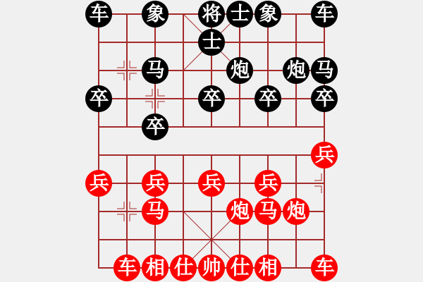 象棋棋譜圖片：pengjin(2段)-負(fù)-shijiasi(1段) - 步數(shù)：10 