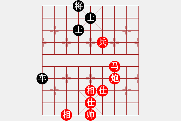 象棋棋譜圖片：炫鋒紅顏馨(地煞)-勝-左馬盤河狂(風(fēng)魔) - 步數(shù)：140 