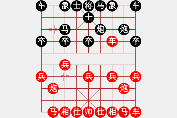 象棋棋譜圖片：123[396258687] -VS- 因為所以[1245437518] - 步數(shù)：10 