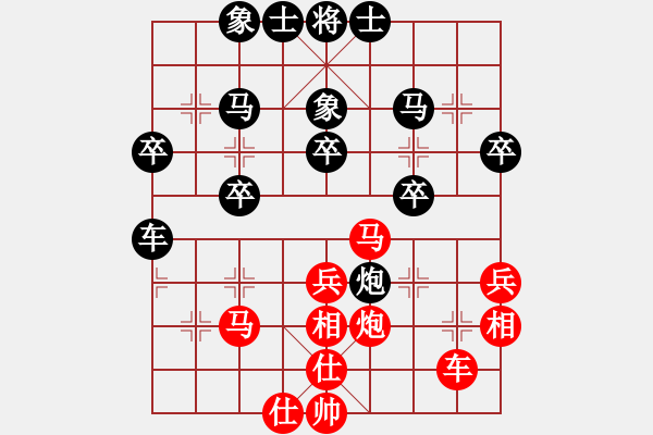 象棋棋譜圖片：南昌 游林財 負(fù) 景德鎮(zhèn) 劉飚 - 步數(shù)：40 