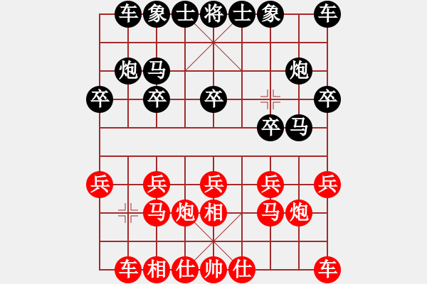 象棋棋譜圖片：行者必達(dá)[紅] -VS- 廣瑞[黑] - 步數(shù)：10 