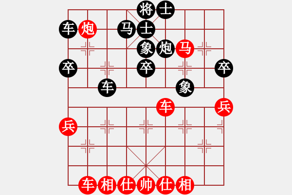 象棋棋譜圖片：武大胡一刀(3段)-勝-天外天至尊(4段) - 步數(shù)：40 