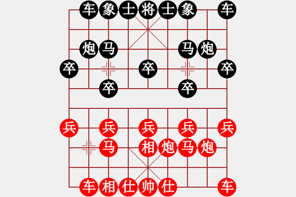 象棋棋譜圖片：天空的淚[紅] -VS- 負(fù)分太后 魚(yú)[黑]（1） - 步數(shù)：10 