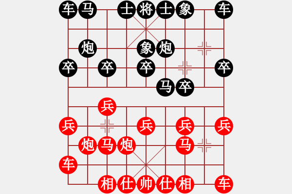 象棋棋譜圖片：內(nèi)外雙修7級（紅先勝）唐山棋壇馬6級 - 步數(shù)：10 