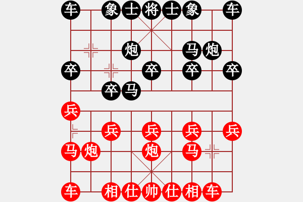 象棋棋譜圖片：困惑 [595937027] -VS- 風中百合[1076002090] - 步數：10 