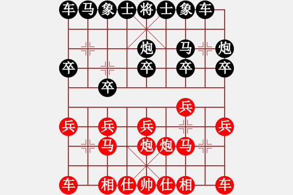 象棋棋譜圖片：后勝老三 - 步數(shù)：10 