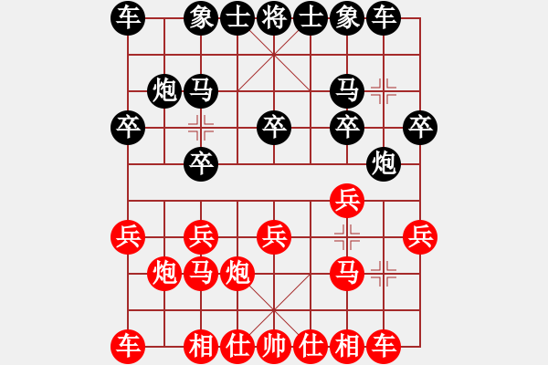 象棋棋譜圖片：王清同(5段)-負(fù)-名劍飛龍虎(3段) - 步數(shù)：10 