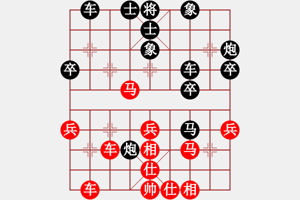 象棋棋譜圖片：老李[紅] -VS- 負(fù)分太后 魚[黑](1) - 步數(shù)：40 