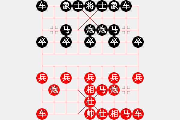 象棋棋譜圖片：芬蘭象棋協(xié)會 李貴強(qiáng) 先 勝 Ojala Tuomo奧拓默 - 步數(shù)：10 