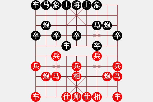 象棋棋譜圖片：往日重現(xiàn)(8段)-和-破馬張飛(5段) - 步數(shù)：10 