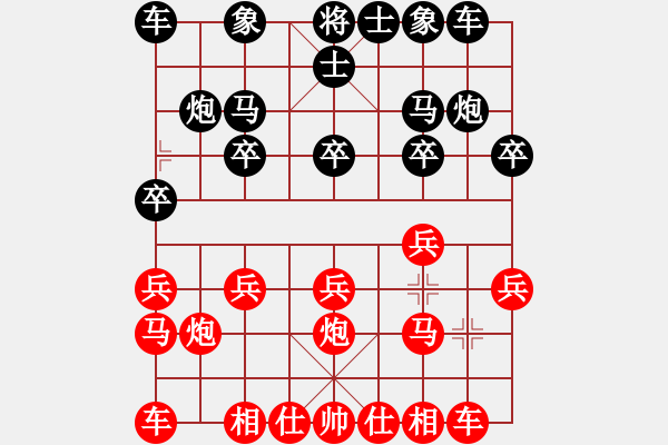 象棋棋譜圖片：雪松[106621919] -VS- 八百里秦川[704045488] - 步數(shù)：10 