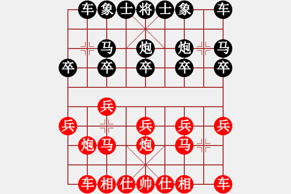 象棋棋譜圖片：2023.8.8.1先勝列炮中級場 - 步數(shù)：10 