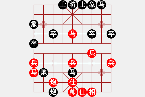 象棋棋譜圖片：北京張旭 先負(fù) 北京湯森棣 - 步數(shù)：30 