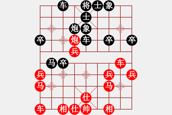 象棋棋譜圖片：2007年三環(huán)擂臺(tái)賽部分對局精選：魅力佳木斯(9段)-勝-宇宙二號(9級) - 步數(shù)：30 