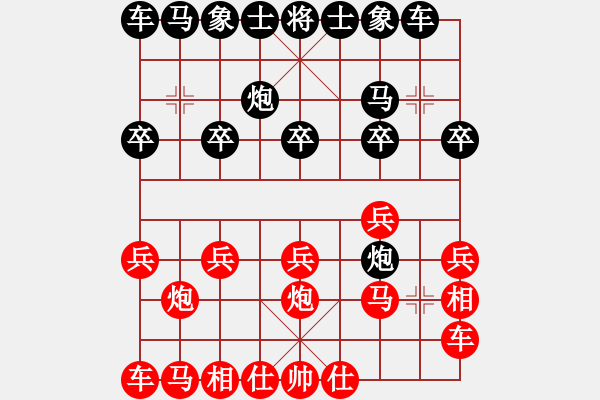 象棋棋譜圖片：橫才俊儒[292832991] -VS- 冷用斌[369587532] - 步數(shù)：10 