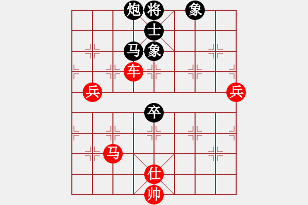 象棋棋譜圖片：開(kāi)封流量?jī)x表[黑] -VS- 小猴子[紅] - 步數(shù)：110 