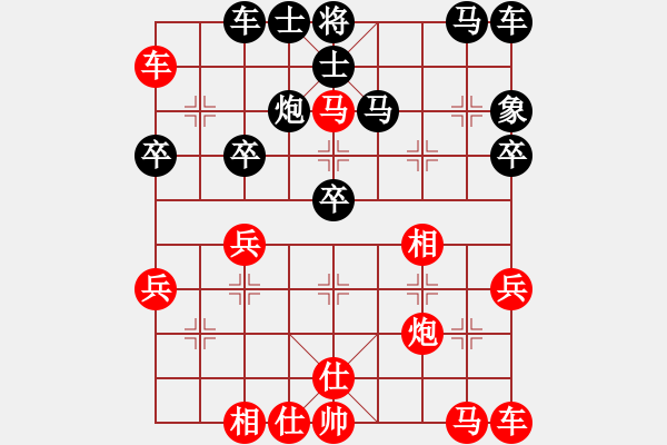 象棋棋譜圖片：章忠斌先和周強(qiáng) - 步數(shù)：30 