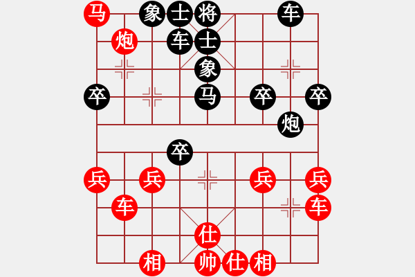 象棋棋譜圖片：鄉(xiāng)長(zhǎng)埠頭(2段)-負(fù)-卓資山(3段) - 步數(shù)：40 