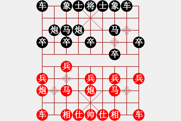 象棋棋譜圖片：陸偉韜 先勝 方勝 - 步數(shù)：10 