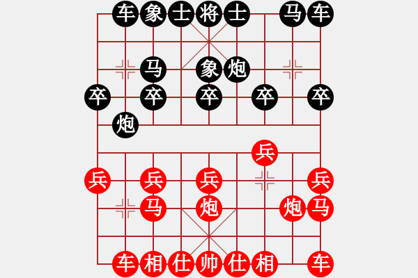 象棋棋譜圖片：八百里秦川勝狹隘的兔子 - 步數(shù)：10 