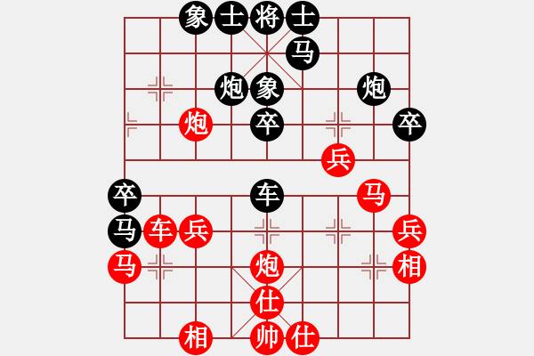 象棋棋譜圖片：寒光將星(9段)-負(fù)-藝高人孤獨(dú)(9段) 五七炮互進(jìn)三兵對(duì)屏風(fēng)馬邊卒右馬外盤(pán)河 紅左橫車 - 步數(shù)：40 