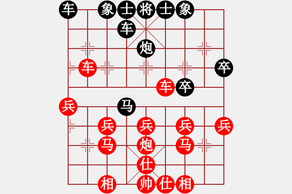 象棋棋譜圖片：2012年QQ象棋對(duì)局【5】浙江杭州 祁勇 勝 湖北黃岡 張杰風(fēng) - 步數(shù)：40 