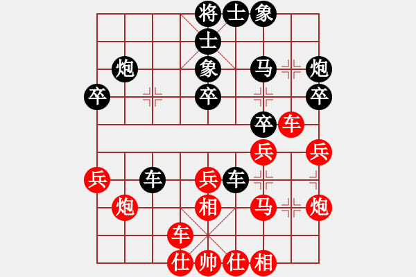 象棋棋譜圖片：漢陽區(qū)王斌先負(fù)江夏區(qū)王斌 - 步數(shù)：30 