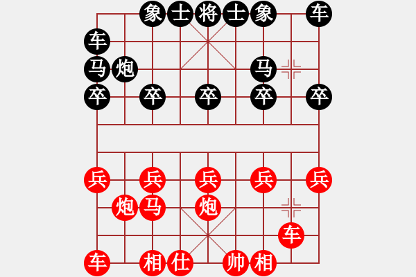 象棋棋譜圖片：棋友、西北黑豹[1554299859] -VS- 棋友-魚aiq鳥[575644877] - 步數(shù)：10 