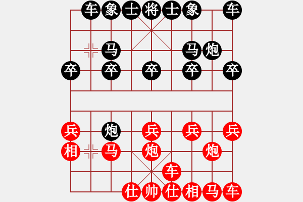 象棋棋譜圖片：橫才俊儒[紅] -VS- 棋樂無窮[黑] - 步數(shù)：10 