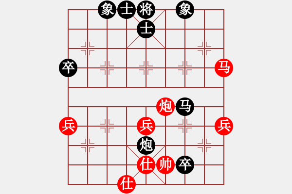 象棋棋譜圖片：寶坻夜襲隊(duì)(5段)-負(fù)-可平(3段) - 步數(shù)：60 