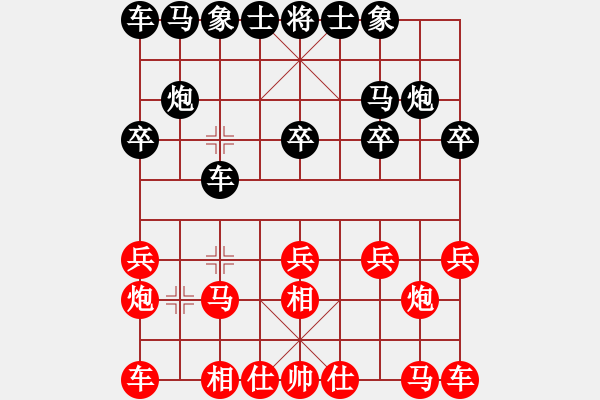 象棋棋譜圖片：曹霖 先和 畢旭鵬 - 步數(shù)：10 