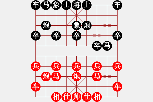 象棋棋譜圖片：陳家一族[42595582] - 花語[34788681] 對付象部兵 - 步數(shù)：10 