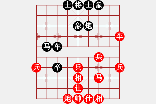 象棋棋譜圖片：天山居士(7段)-勝-市賽前十名(3段) - 步數(shù)：40 