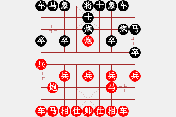 象棋棋譜圖片：北斗棋院首屆象棋爭霸賽╰★鹿城隱士 勝VS ╰★挑戰(zhàn)者 - 步數(shù)：10 