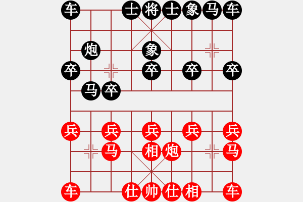 象棋棋譜圖片：真的我[2573415486] -VS- 金鉤炮[2362086542] - 步數(shù)：10 