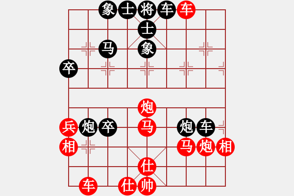 象棋棋譜圖片：宇宙統(tǒng)帥(3段)-負-繪影臨芳(7段) - 步數(shù)：50 