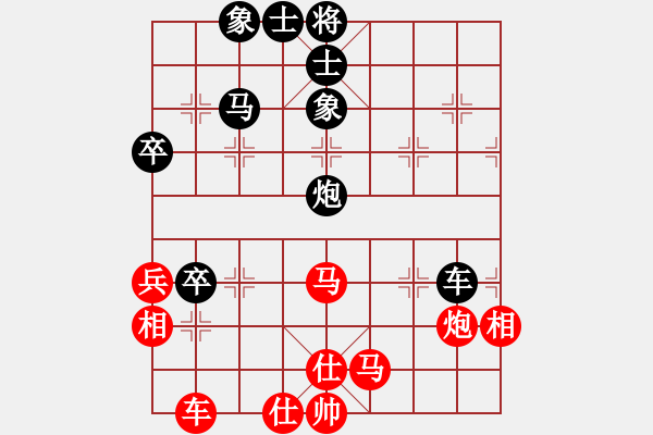 象棋棋譜圖片：宇宙統(tǒng)帥(3段)-負-繪影臨芳(7段) - 步數(shù)：60 