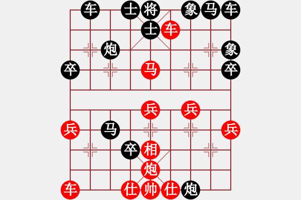 象棋棋譜圖片：低調人生棋社太守棋狂先勝時間的玫瑰業(yè)4-12018·10·10 - 步數(shù)：40 