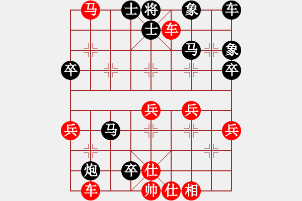 象棋棋譜圖片：低調人生棋社太守棋狂先勝時間的玫瑰業(yè)4-12018·10·10 - 步數(shù)：50 