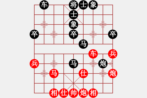 象棋棋譜圖片：仕角炮對(duì)進(jìn)７卒【2】 - 步數(shù)：50 